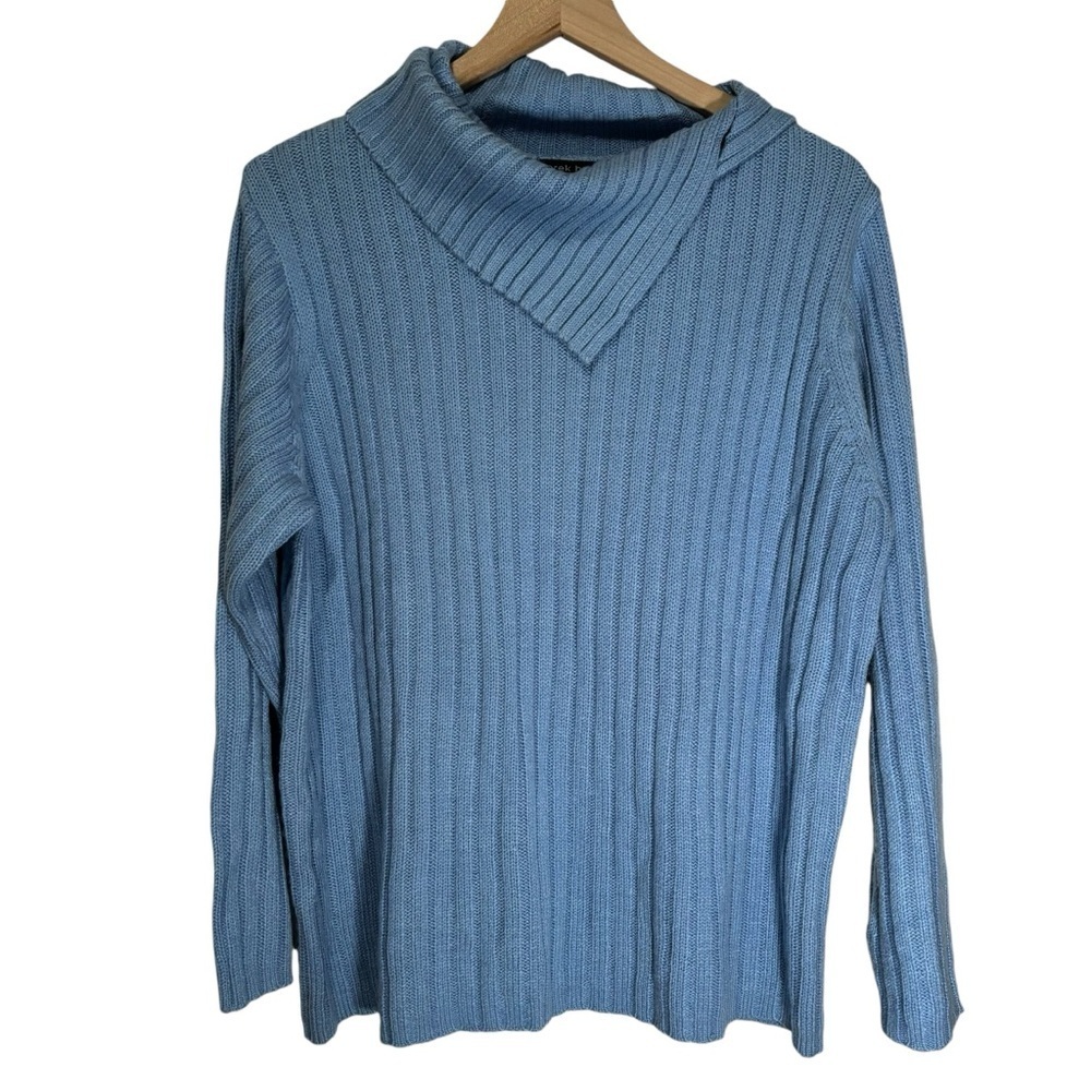 Derek Heart Plus Cowl Neck Ribbed Sweater Women’s Size 1X